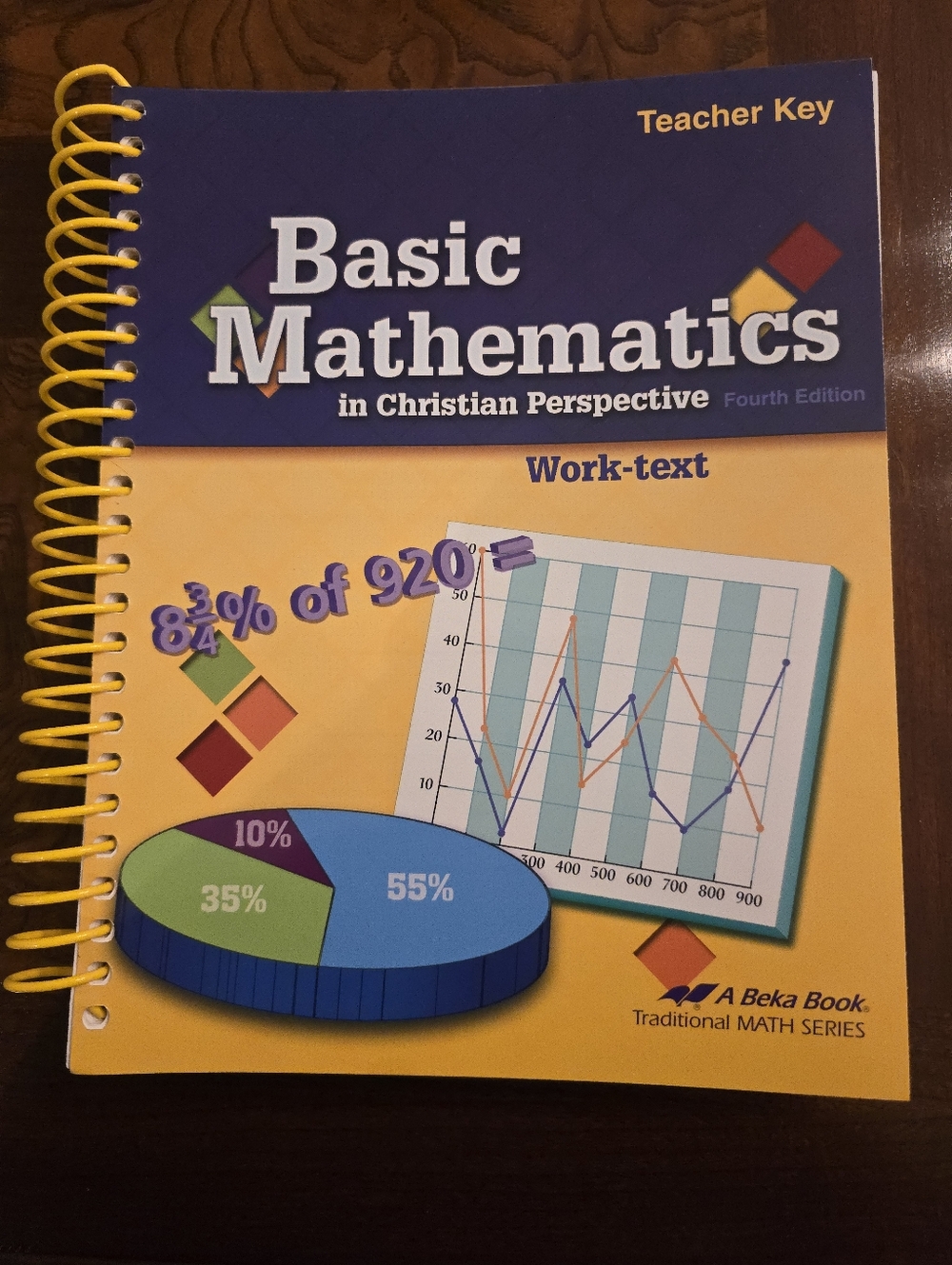 Abeka: Teacher Key Set - Basic Mathematics (4th Edition) - 7th Grade - 2016 - Picture 3 of 5